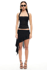 LIONESS Palisades Mini Skirt Onyx