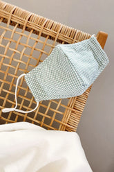 Maiden Mask Gingham Sage