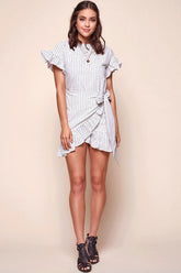 Lulu Frilly Summer Dress White