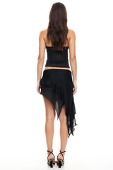 LIONESS Palisades Mini Skirt Onyx