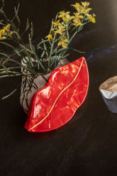 Kiss Kiss Hair Clip Red