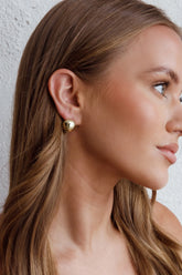 Moonstar Ball Earrings Gold