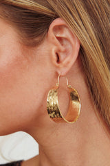 Vitality Hoop Earrings Gold