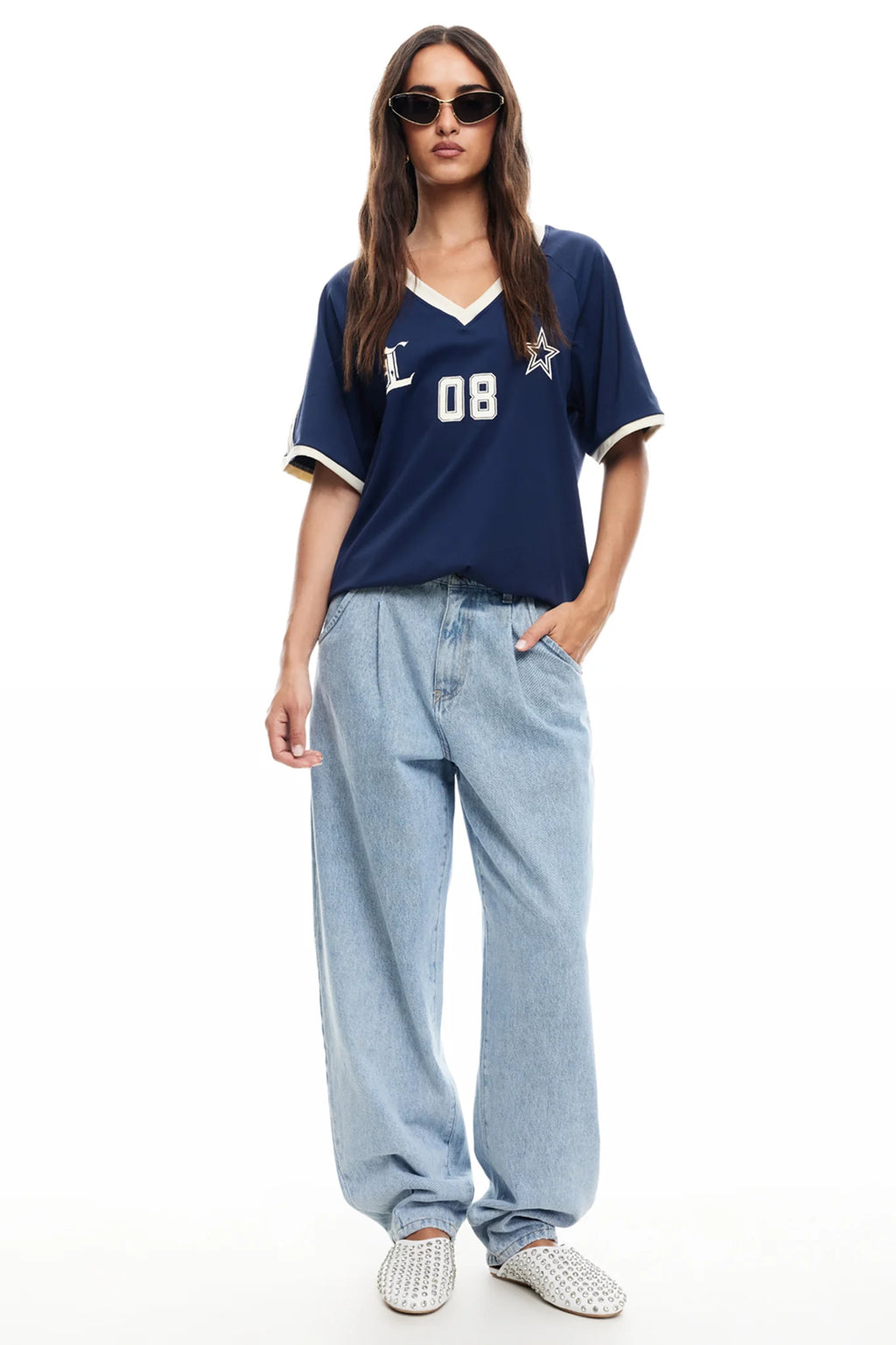 LIONESS SPECTATE TOP INDIGO