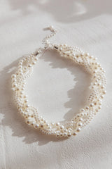 Your Smile Pearl Necklace Silver