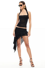 LIONESS Palisades Mini Skirt Onyx