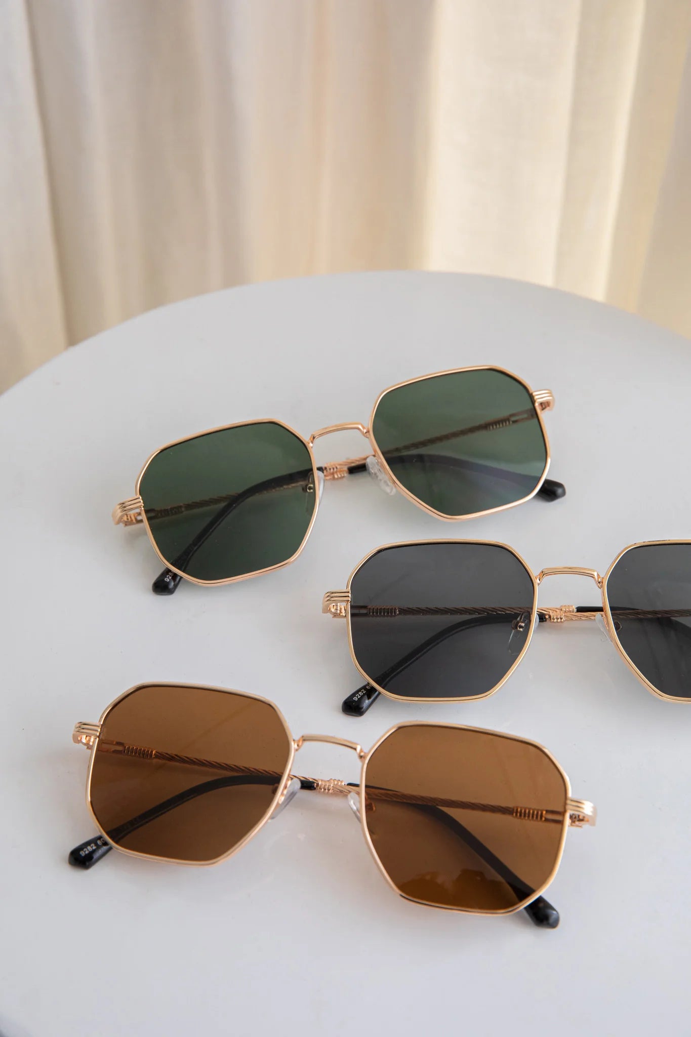 Sahara Aviator Sunglasses Black