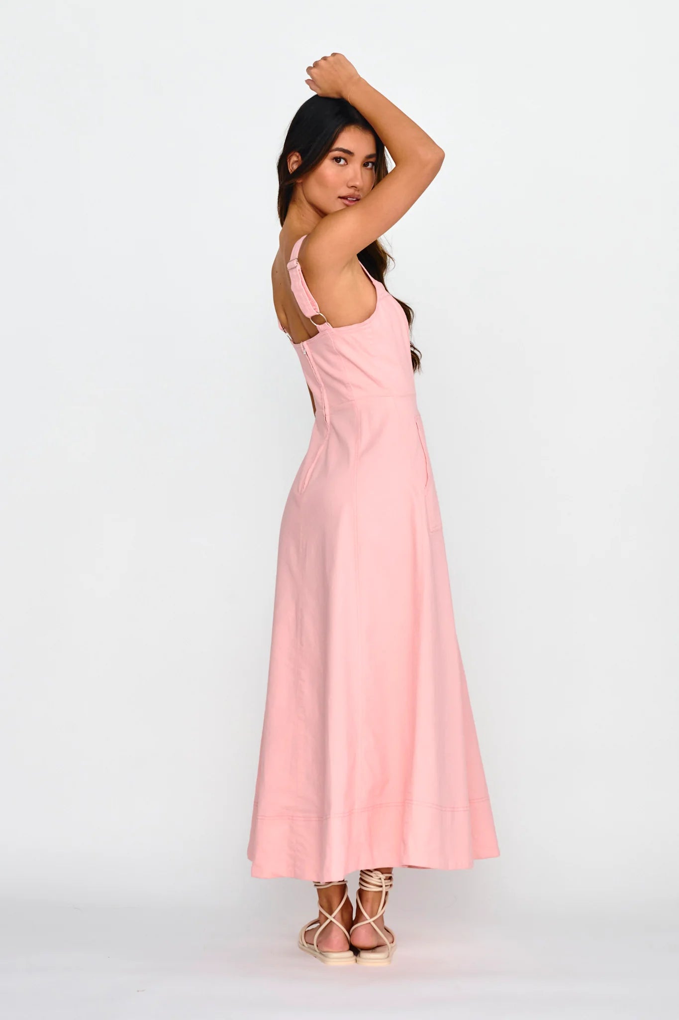 Laureen Pocket Maxi Dress Blush