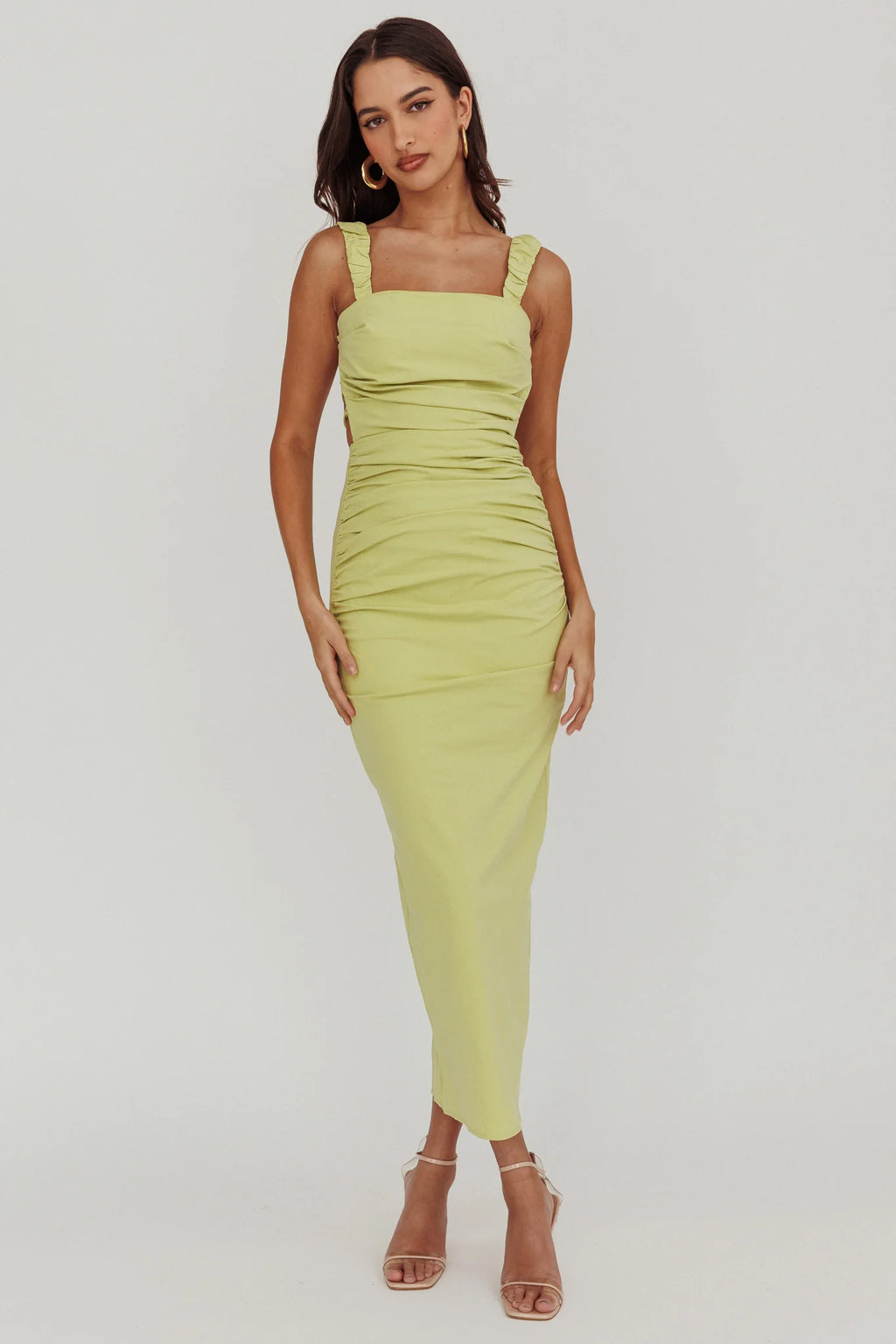 Dream Crush Lace-Up Back Maxi Dress