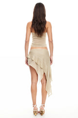 LIONESS Palisades Halter Top Oyster