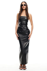 LIONESS 1999 Maxi Dress Onyx