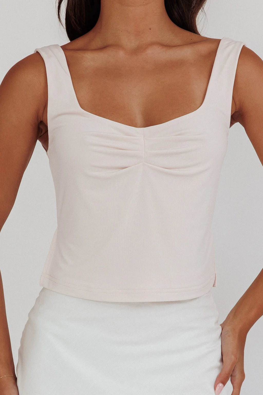 Tricia Pintuck Bust Top Bone