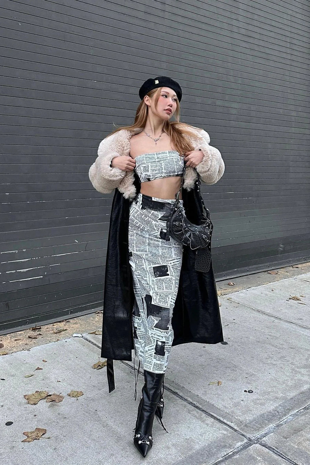 Extra Extra Maxi Skirt White