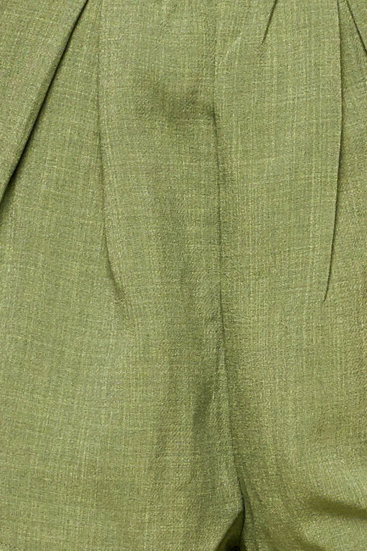 Jenner Thin Strap Cross Over Party Romper Olive