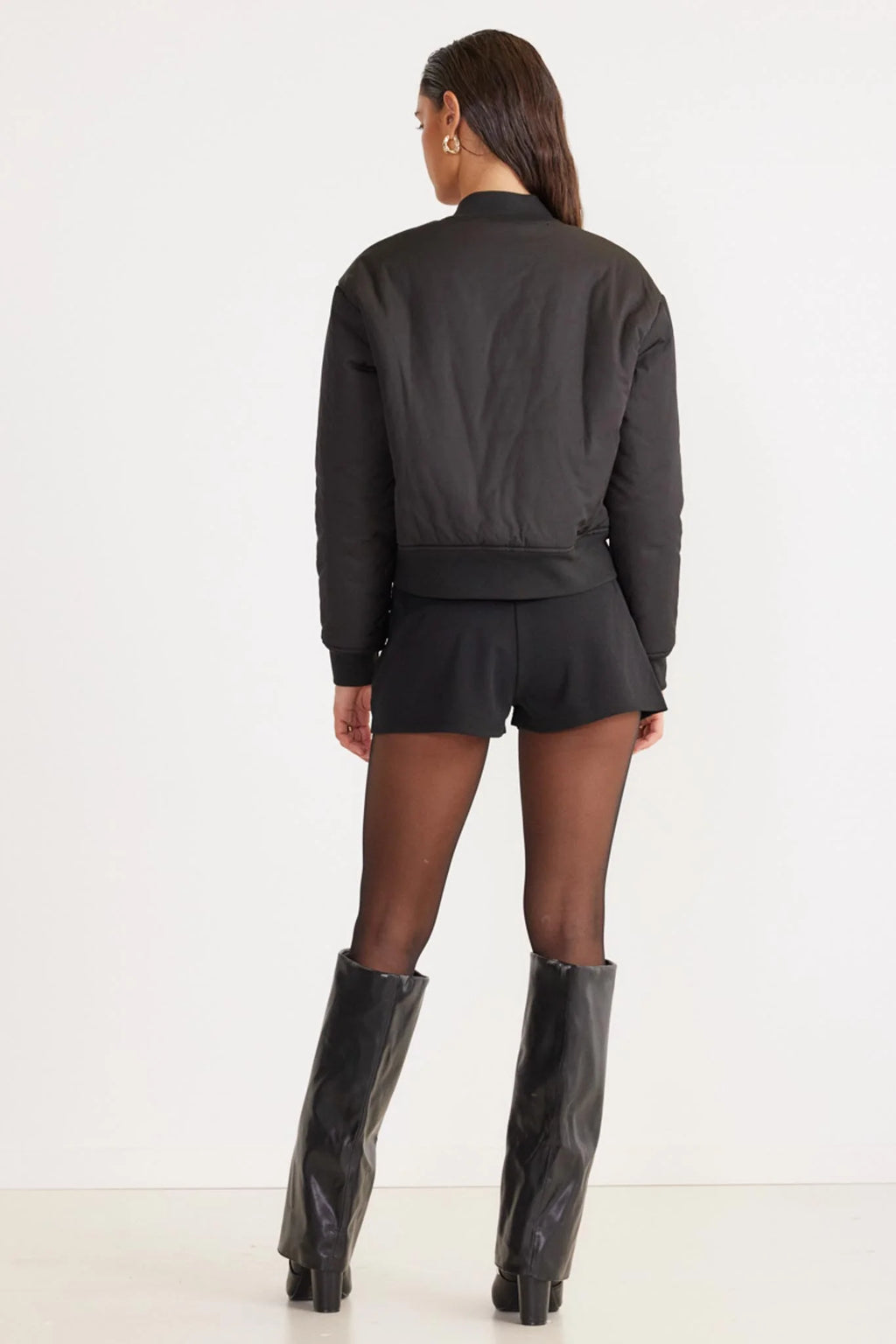 SNDYS Roberta Mini Shorts Black